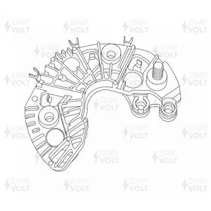 STARTVOLT VDB1501 Диодный мост генератора MERCEDES-BENZ E W212 (09-) 1.8T/VAG TOUAREG (07-) 3.0TDI