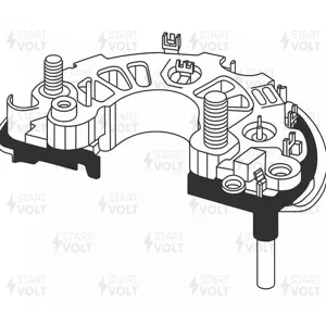 STARTVOLT VDB1503 Диодный мост генератора MERCEDES-BENZ SPRINTER W909 (13-) 2.1CDI/VOLVO XC90 (02-) 2.5T