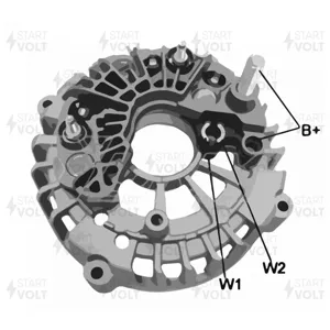STARTVOLT VDB1508 Диодный мост генератора MERCEDES-BENZ C W204 (07-)/E W212 (09-) 1.8T (с крышкой)
