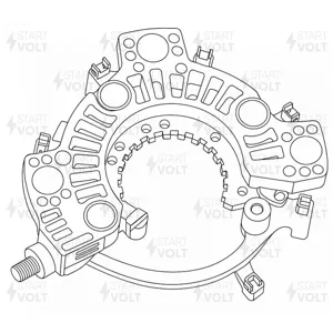 STARTVOLT VDB1682 Диодный мост генератора MINI COUNTRYMAN (10-)/COOPER (10-) 1.6I
