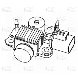 STARTVOLT VRR0816 Регулятор напряжения ген. для а/м Hyundai Santa Fe (00-)/Sonata (98-) 2.7i (тип Mando) (VRR 0816)