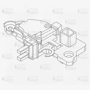 STARTVOLT VRR1009 Регулятор напряжения VOLVO XC90 (02-) 2.5T/S60 (00-) 2.4I ген.