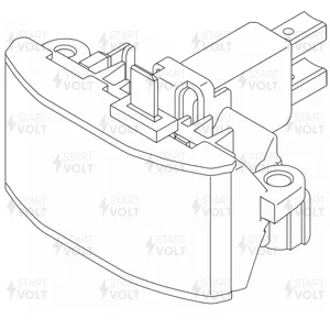 STARTVOLT VRR1080 Регулятор напряжения VOLVO 850 (91-) 2.4I/S40 (99-) 1.8I ген.