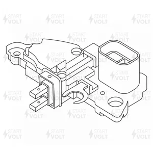 STARTVOLT VRR1101 Регулятор напряжения Mitsubishi Carisma 98- генератора