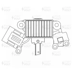 STARTVOLT VRR1407 Регулятор напряжения Nissan Murano Maxima 02- генератора