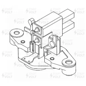 STARTVOLT VRR1503 Регулятор напряжения VAG PASSAT B3/B4 (88-)/80 (86-) 1.8I (тип BOSCH) ген.
