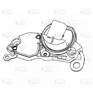 STARTVOLT VRR1509 Регулятор напряжения MERCEDES-BENZ E W210 (99-) 2.1CDI/M W163 (99-) 2.7CDI ген.