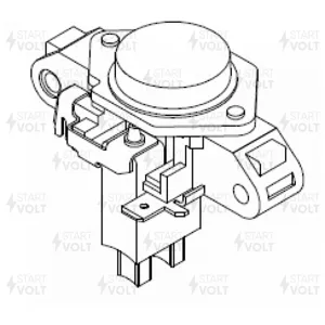 STARTVOLT VRR1829 Регулятор напряжения VAG TRANSPORTER T4 (90-) 2.0I/PASSAT B5 (96-) 1.9TDI ген.
