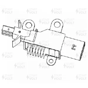 STARTVOLT VRR1920 Регулятор напряжения TOYOTA CAMRY V70 (17-) 2.0I/2.5I ген.