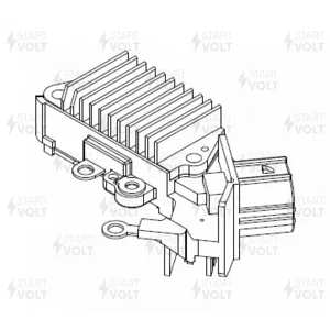 STARTVOLT VRR1933 Регулятор напряжения TOYOTA COROLLA E15 (06-)/AURIS (09-) 1.33I ген.