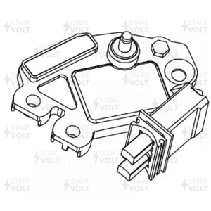 STARTVOLT VRR2005 Регулятор напряжения PEUGEOT 308 (07-)CITROEN C4 (08-) 1.6I ген.