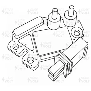 STARTVOLT VRR2014 Регулятор напряжения Peugeot 307 00- генератора