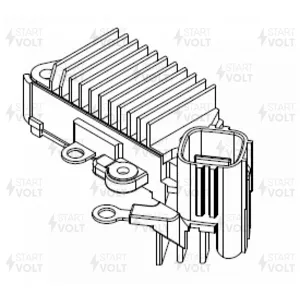 STARTVOLT VRR2303 Регулятор напряжения SUZUKI SX4 (06-) 1.6I/SWIFT III (05-) 1.3I (тип DENSO) ген.