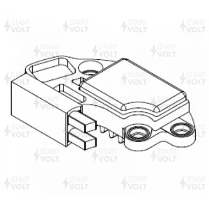 STARTVOLT VRR2708 Регулятор напряжения GEELY MK CROSS (06-)/GC6 (14-)/OTAKA (05-) 1.5I (без доп диодов) ген.