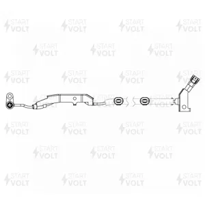 STARTVOLT VSABS1926 Датчик abs Toyota Hilux 15- ЗАДНИЙ ЛЕВЫЙ