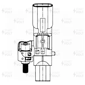 STARTVOLT VSCS1805 Датчик положения коленвала VAG Polo  sedan  (10-) Rapid (10-) 1.6i CWVACWVB (VS-CS 1805)