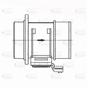 STARTVOLT VSMF0902 Датчик расхода воздуха (ДМРВ) RENAULT SCENIC II (05-) 1.5DCI