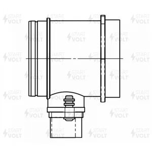 STARTVOLT VSMF1803 Датчик расхода воздуха (ДМРВ) VAG TOUAREG (02-)/MULTIVAN T5 (04-) 3.2I