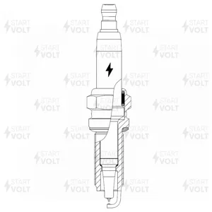 STARTVOLT VSP0820 Свеча зажигания SELTOS 19-SOUL III 19- 2.0I IR+PT (STARTVOLT)