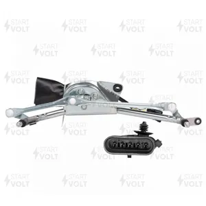 STARTVOLT VWA01017 Моторедуктор стеклоочистителя СтартВольт ВАЗ 1117-1119 (D=10мм) в сборе с трапецией