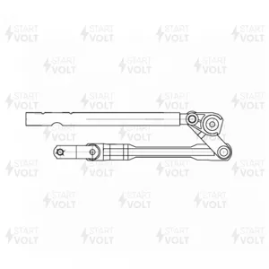 STARTVOLT VWA2718 Трапеция стеклооч. VAG Golf Plus (05-) (правая) (VWA 2718)