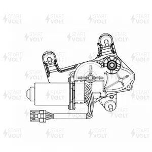 STARTVOLT VWB08905 Мотор стеклоочистителя HYUNDAI SANTA FE (00-) (задн.)
