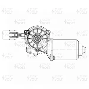 STARTVOLT VWF08909 Мотор стеклоочистителя Hyundai Sonata 14- перед.