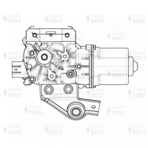 STARTVOLT VWF1442 Мотор стеклоочистителя Nissan Almera 12- перед.
