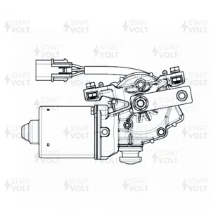 STARTVOLT VWF2901 Мотор стеклоочистителя HYUNDAI I20 (08-) (перед.)