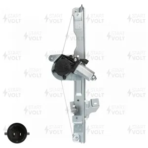 STARTVOLT VWR0901 Стеклоподъёмник в сборе эл. пер. лев. с мотором