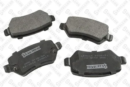 STELLOX 000011BSX Колодки торм.задние с антискрип. пластинами Opel Zafira 1.6-2.2i1.7-1.9CDTi 05>