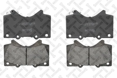 STELLOX 000019BSX Колодки торм.передние с антискрип. пл. Toyota Land Cruiser 4.7 V84.5D V8 08>
