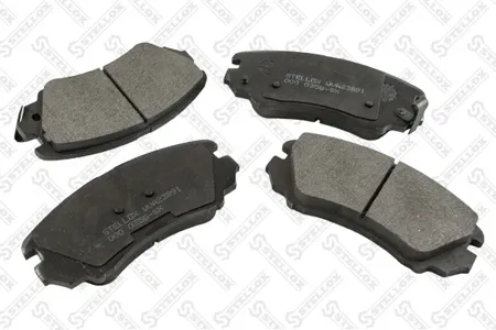 STELLOX 000035BSX Колодки торм.передние с антискрип. пластинами Hyundai Elantra 1.62.0i1.6CRDi 06>