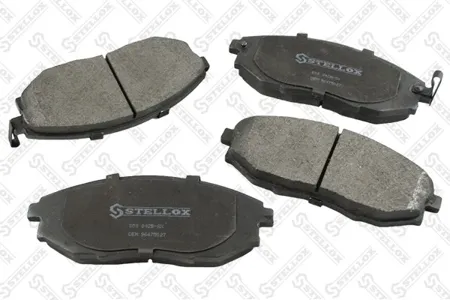 STELLOX 000042BSX Колодки торм.передние с антискрип. пластинами Chevrolet Epica 2.0-2.5i2.0D 05>