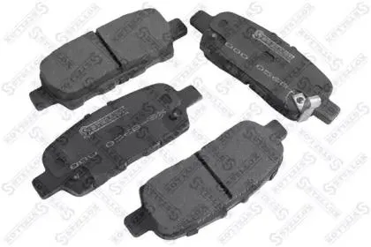 STELLOX 000056BSX Колодки торм.задние с антискрип. пластинами Nissan Maxima 3.5 08>