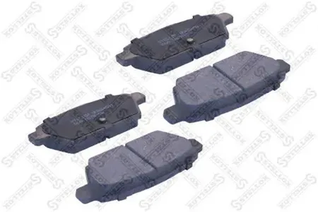 STELLOX 000057BSX Колодки торм.задние с антискрип. пластинами Mazda 6 2.02.3 02>2.0MRZ2.5MRZ 07>
