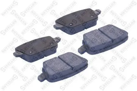 STELLOX 000091BSX Колодки торм.задние с антискрип. пластинами Land Rover Freelander 2 3.22.2TD 06>