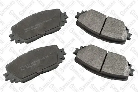 STELLOX 000284BSX Колодки торм.передние 000 284B-SX с антискрип. пластинами Toyota Yaris 1.01.31.4 D-4D 06>