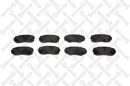 STELLOX 000345BSX Колодки торм.передние