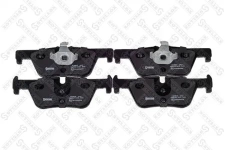STELLOX 000398BSX Колодки торм.задние с антискрип. пл. BMW F21F30 1.61.82.0D 10>