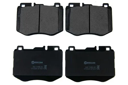 STELLOX 000729BSX Колодки торм.передние 000 729B-SX с антискрип. пл. Mercedes W205S205 2.02.2iD 14>