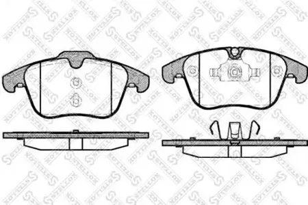 STELLOX 001088BSX Колодки торм.передние Ford Galaxy C-Max 2.01.8TDCi2.0TDCi 06>