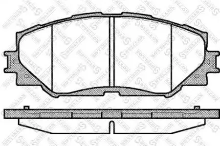 STELLOX 001089BSX Колодки торм.передние =1232 00 Toyota RAV4 2.4 06>