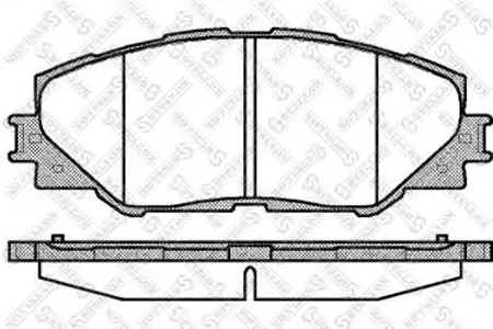 STELLOX 001095BSX Колодки торм.передние Toyota RAV IV 2.0VVT-i2.2D-4D 06>