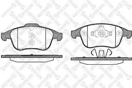 STELLOX 002002SX Колодки торм.передние Renault Laguna III 2.02.0DCi3.03.5 07>