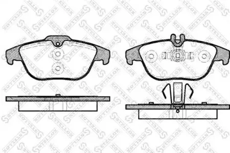 STELLOX 002004SX Колодки торм.задние =1305 00=FDB1980 [0054200720] Mercedes W204 1.8-3.5 07>