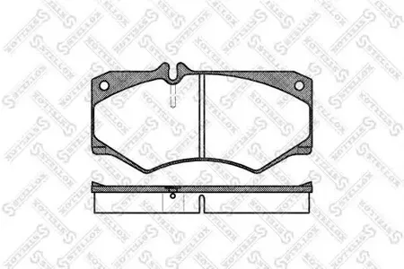 STELLOX 058030SX Колодки торм.передние Mercedes W461W463 3.04.0 92>