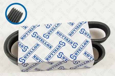 STELLOX 0600906SX ремень поликлиновой 6PK906 VW Golf IV, Skoda Oktavia, Seat Toledo 1.9SDi/TDi 98>