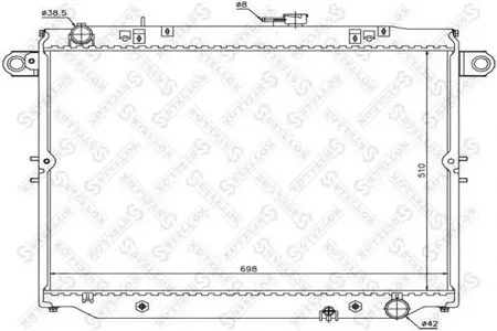 STELLOX 1025440SX Радиатор АКПП Toyota Landcruiser 4.7i 32V 98-02