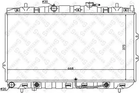 STELLOX 1025468SX Радиатор АКПП Kia Cerato 1.6-2.0i 16V 04>